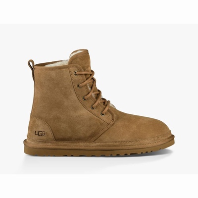 Botas UGG Harkley Homem Marrom | PT-SDFQJ